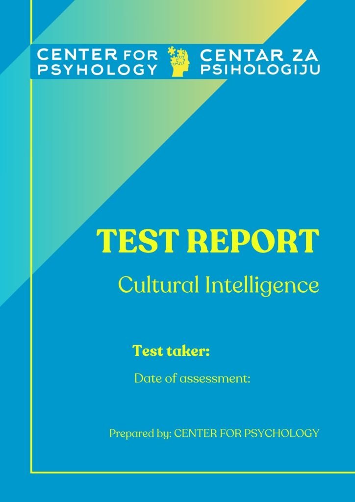 Cultural Intelligence Test Report