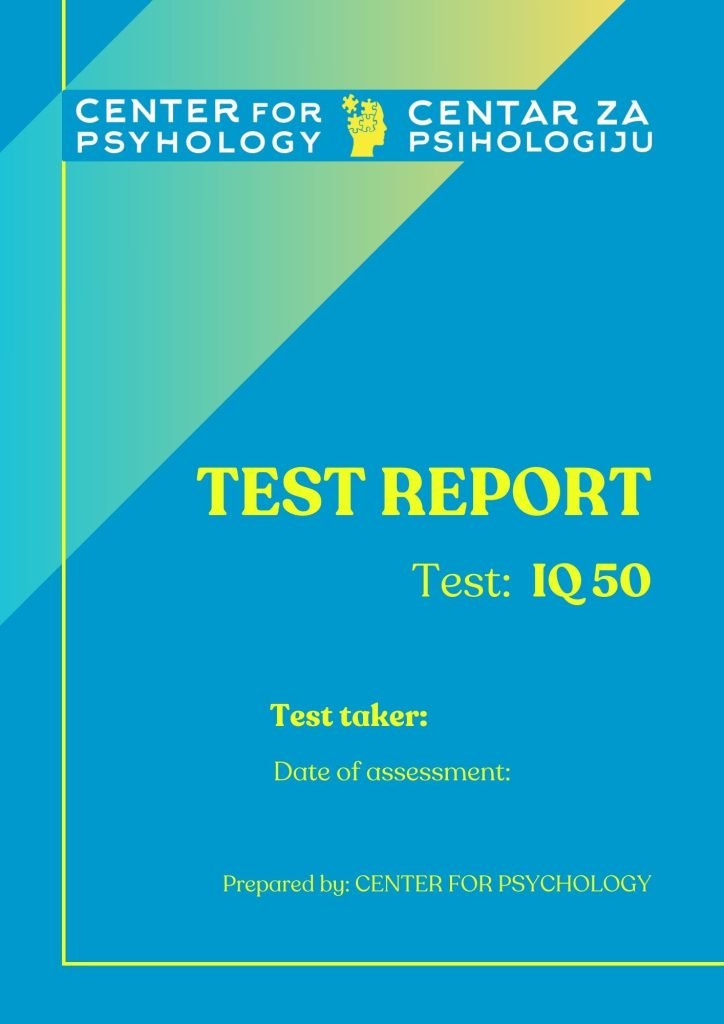 IQ 50 Test Report